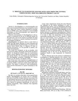 8. Miocene to Pleistocene Silicoflagellates from the Central North