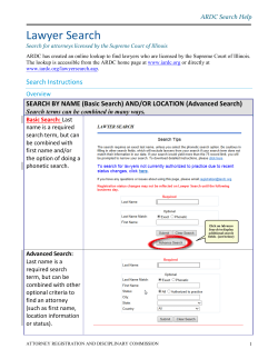 SEARCH BY NAME (Basic Search)