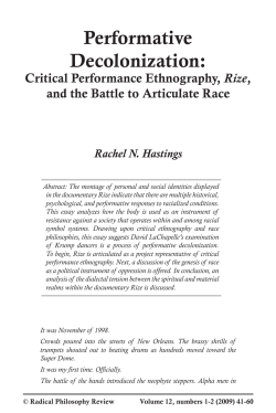 Hastings RADICAL PHILOSOPHY