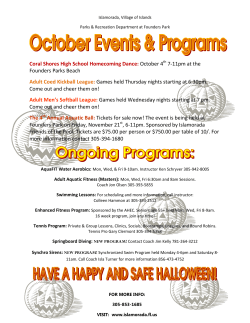 Coral Shores High School Homecoming Dance: October 4 7