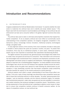 Introduction and Recommendations