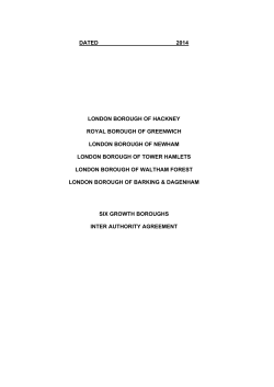 10.3 IAA Joint Committee of the Six Growth Boroughs , item 10.3