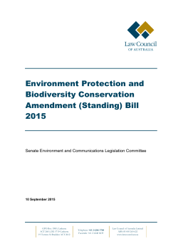 Environment Protection and Biodiversity Conservation Amendment