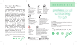 Opalescence Go&reg; Sample IFU