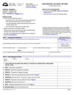 FIN 703, Exploration Account Return