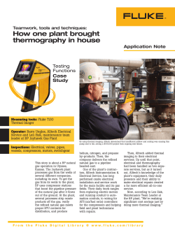 How one plant brought thermography in house