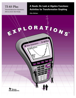 TI-83 Plus - TI Education