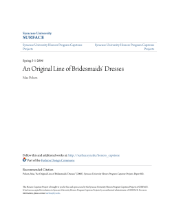 An Original Line of Bridesmaids&acirc;&bull;Ž Dresses - SUrface