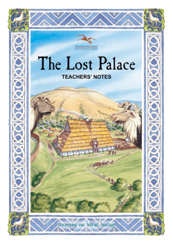 The Lost Palace Teacher`s Notes