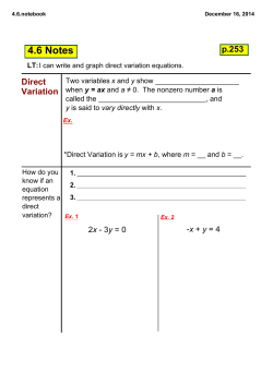 4.6 Notes