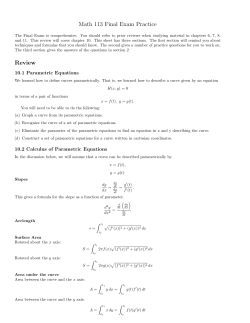 Math 113 Final Exam Practice Review