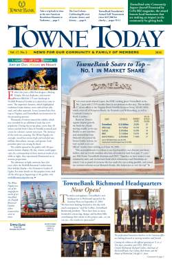 Fall 2016 - TowneBank