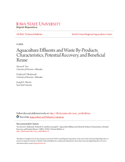 Aquaculture Effluents and Waste By
