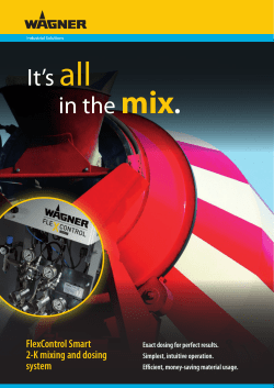 in the mix. It`s all - WSB Finishing Equipment