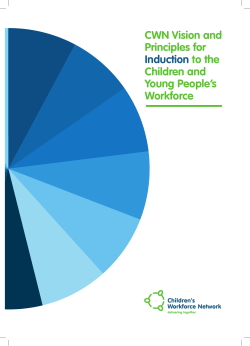 Annex 1 CWN Vision and Principles for Induction to the Children