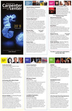 season - Carpenter Performing Arts Center