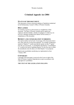 Criminal Appeals Act 2004