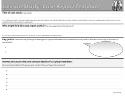 Title of case study: (40 words) Who might find this case report useful