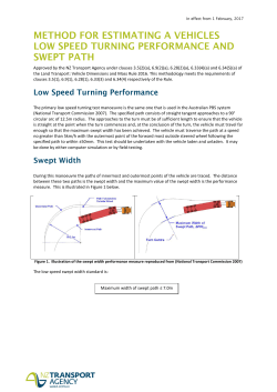 Method for estimating a vehicles low speed turning