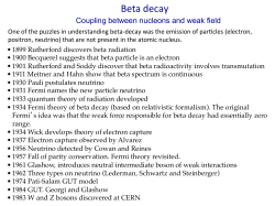 Beta decay (1)