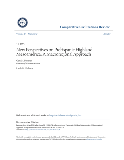 New Perspectives on Prehispanic Highland Mesoamerica