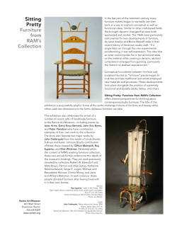 Sitting Pretty - Racine Art Museum