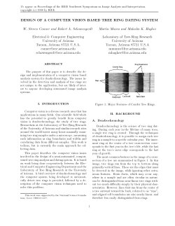 design of a computer vision based tree ring dating system