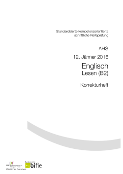 Englisch - und Diplompr&uuml;fung (SRDP)