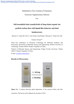 CHCl3 H2O H2O CHCl3 - Royal Society of Chemistry