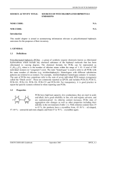 Sources of PCB emissions - European Environment Agency