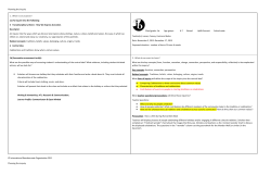Planning the inquiry 1. What is our purpose? 1a) To inquire into the
