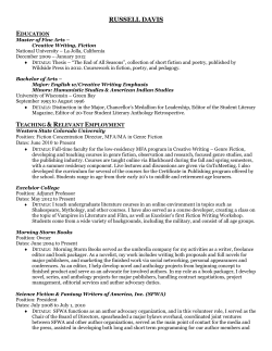 russell davis - Western State Colorado University