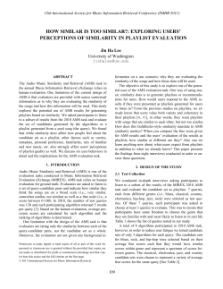 How Similar Is Too Similar?: Exploring Users