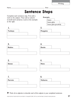 Sentence Steps