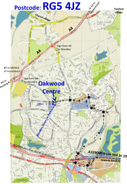 Oakwood Centre Postcode: RG5 4JZ