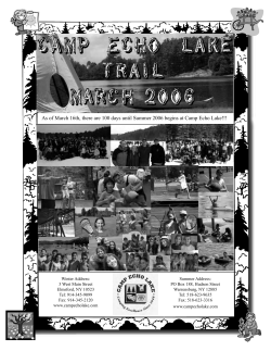 March 2006 - Camp Echo Lake