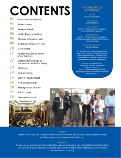 On The Move (1) - Roads and Transport