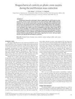 Biogeochemical controls on photic
