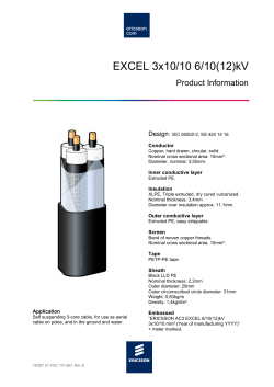 EXCEL 3x10/10 6/10(12)kV