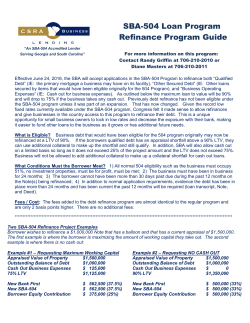 sba-504 loans can now be used for debt