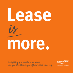 Everything you need to know about why you should lease your fleet