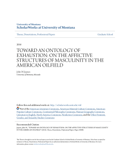 toward an ontology of exhaustion: on the affective structures of