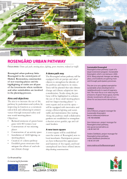 roseng&aring;rd urban pathway