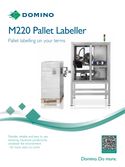 M220 Pallet Labeller