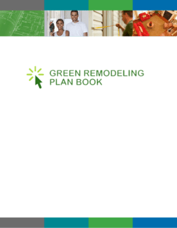 Green Remodeling Plan Book