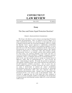 New Title - Connecticut Law Review