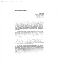 Anguilla`s Spanish Shipwrecks