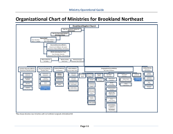 Ministry Organizational Chart