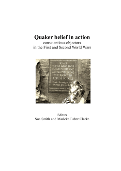 Quaker belief in action