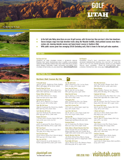Golf - Visit Utah